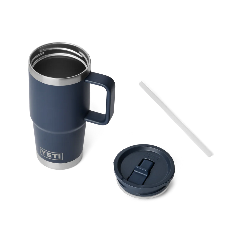YETI Rambler 20 Oz (591 ml) Reise Trinkhalmtasse (Travel Straw Mug)