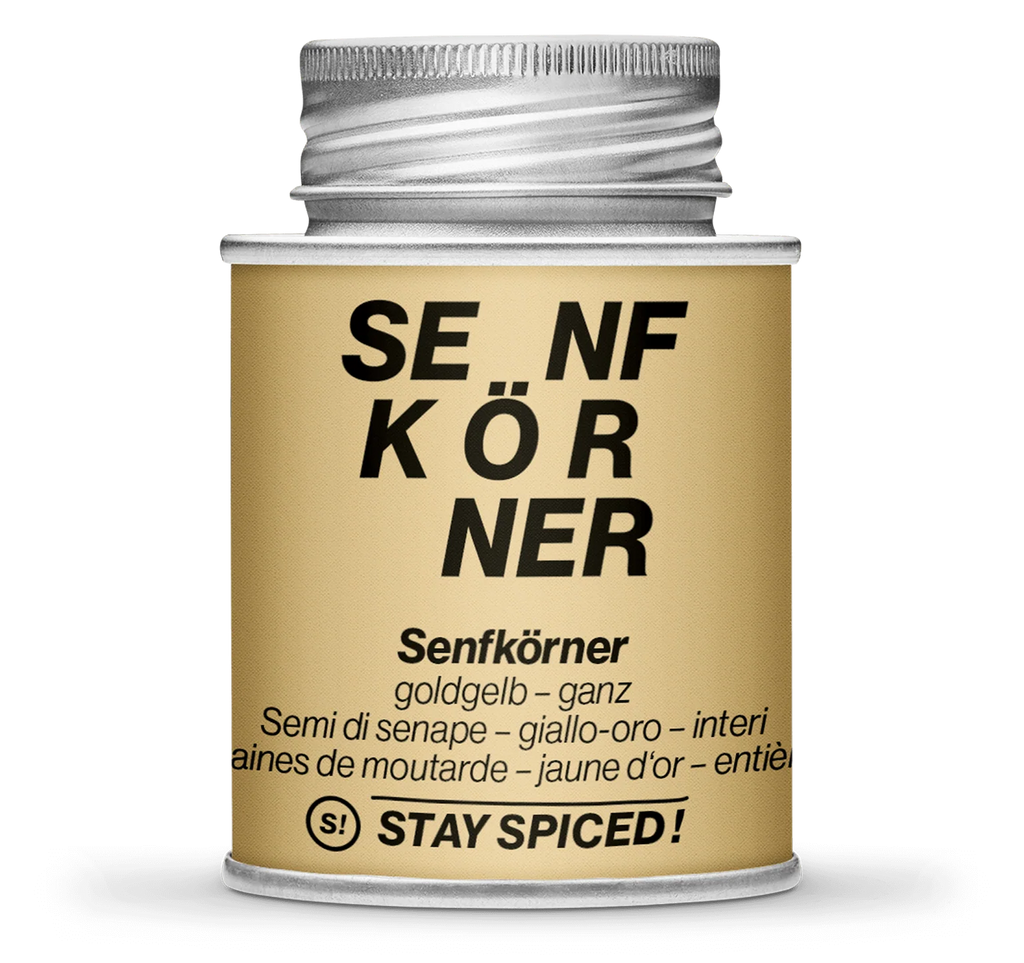 Stay Spiced! Senfkörner goldgelb – ganz