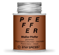 Stay Spiced! Weißer Pfeffer Muntok gemahlen - Premium Qualität