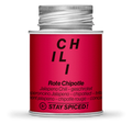 Stay Spiced! Jalapeno-Chili rot "Chipotled" geschrotet