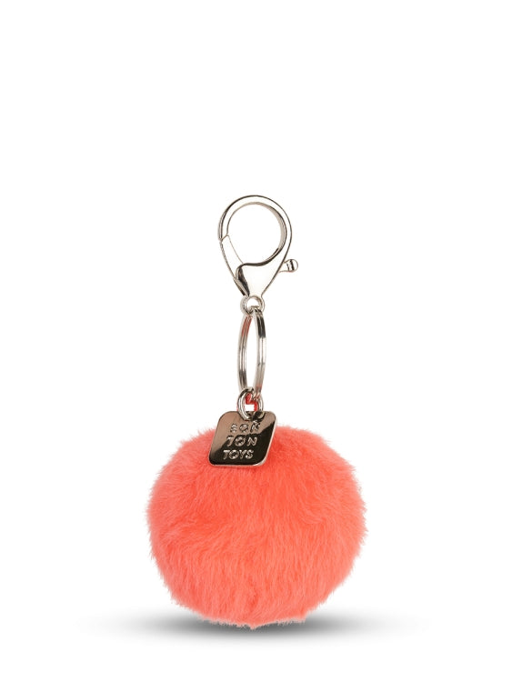 Bon Ton Toys Smiley Keychain ECO Fuzzy 5,5 cm Bright Coral