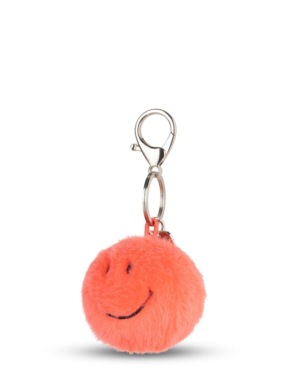 Bon Ton Toys Smiley Keychain ECO Fuzzy 5,5 cm Bright Coral