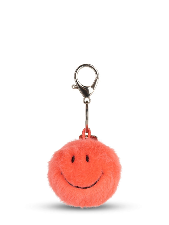 Bon Ton Toys Smiley Keychain ECO Fuzzy 5,5 cm Bright Coral