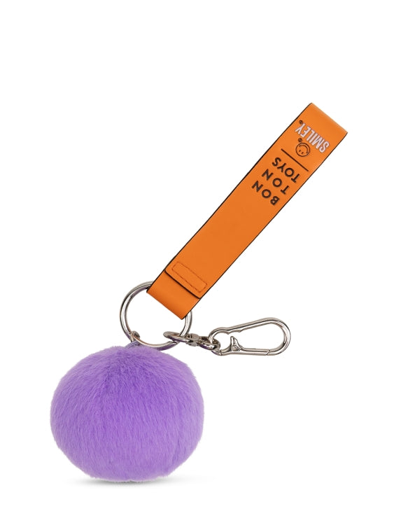 Bon Ton Toys Smiley ECO Fuzzy 7 cm Dark Purple Bag Charm