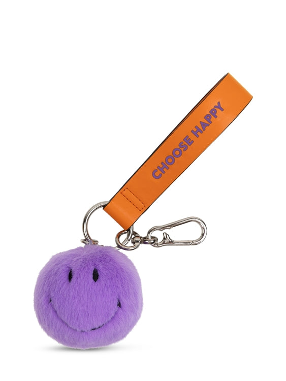 Bon Ton Toys Smiley ECO Fuzzy 7 cm Dark Purple Bag Charm