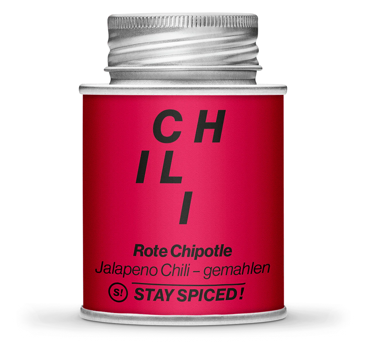 Stay Spiced! Jalapeno-Chili rot "Chipotled" gemahlen