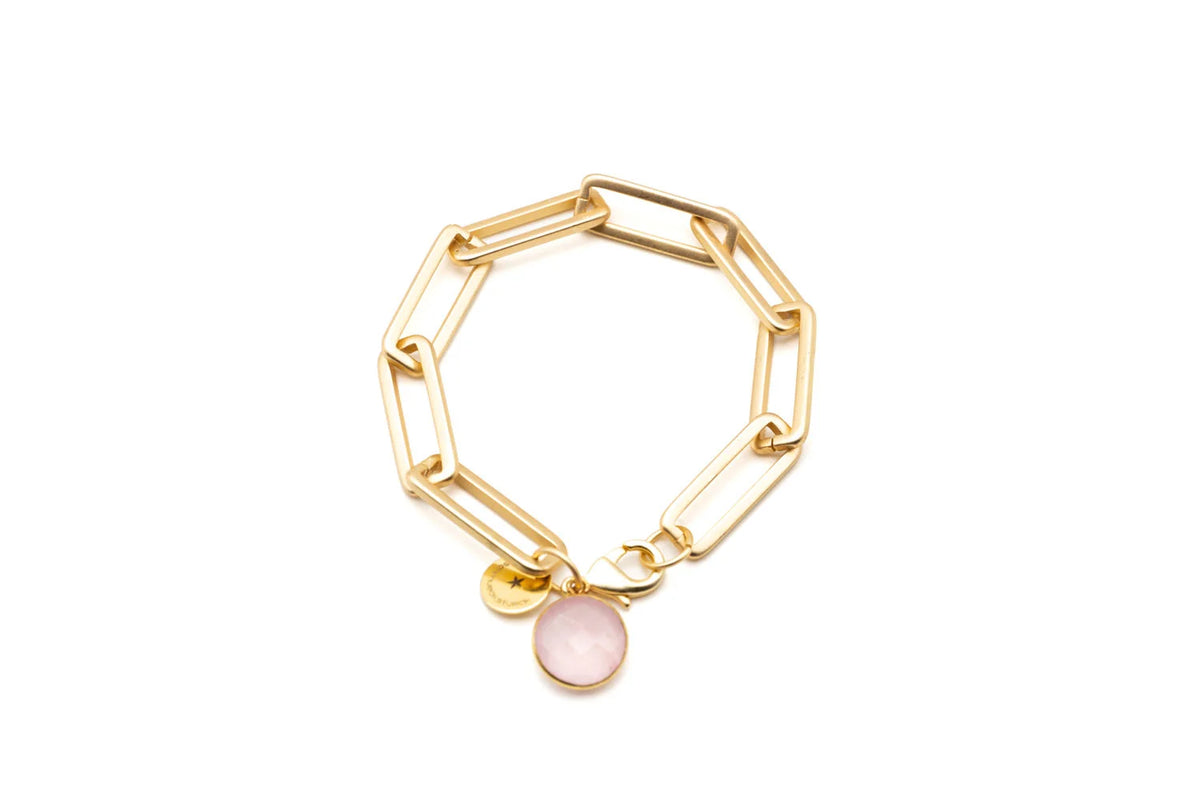 Schmückstück Armband Fine Jewelry Paperclip Rose