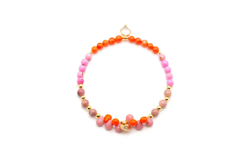 Schmückstück Armband A23 Drops Pink