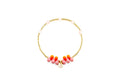 Schmückstück Armband A23 Fine Jewelry Drops Pink Orange