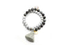 Armband Mala Twin All Grey