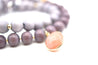 Armband Mala Twin Wilde Mauve