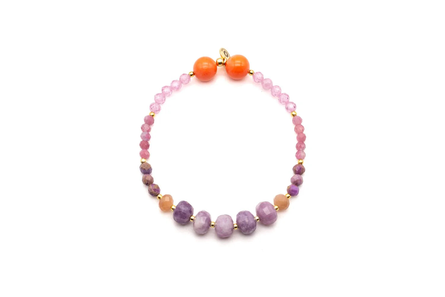 Schmückstück Armband A25 Mala Single Purple Mania