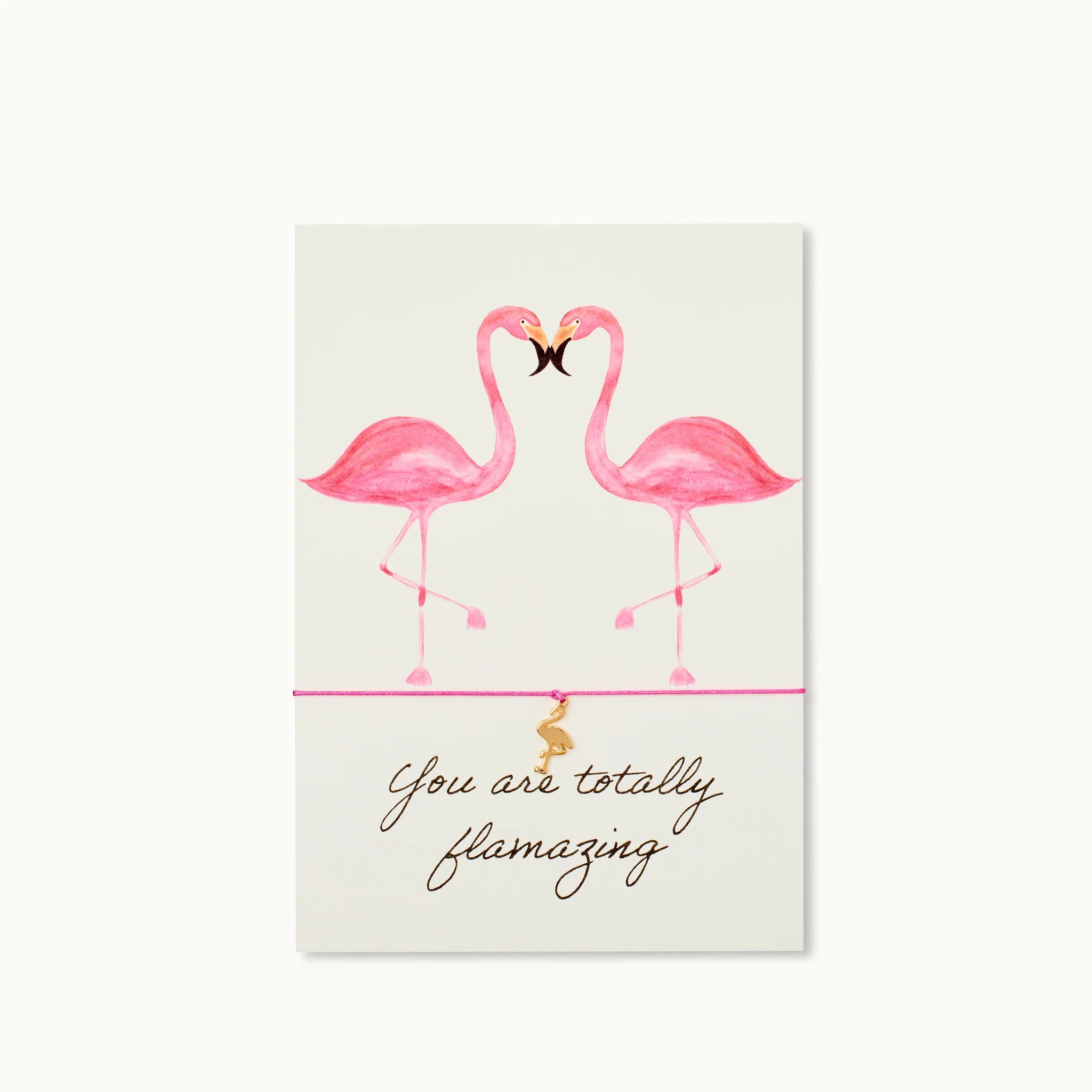 by Vivi Grußkarte mit Armband - You Are Totally Flamazing