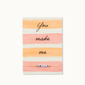 by Vivi Grußkarte mit Armband - You make me SMILE