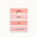 Grußkarte mit Armband - You are a Supermom