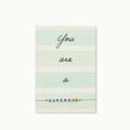 by Vivi Grußkarte mit Armband - You are a SUPERDAD