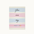 by Vivi Grußkarte mit Armband - You are my Bestie