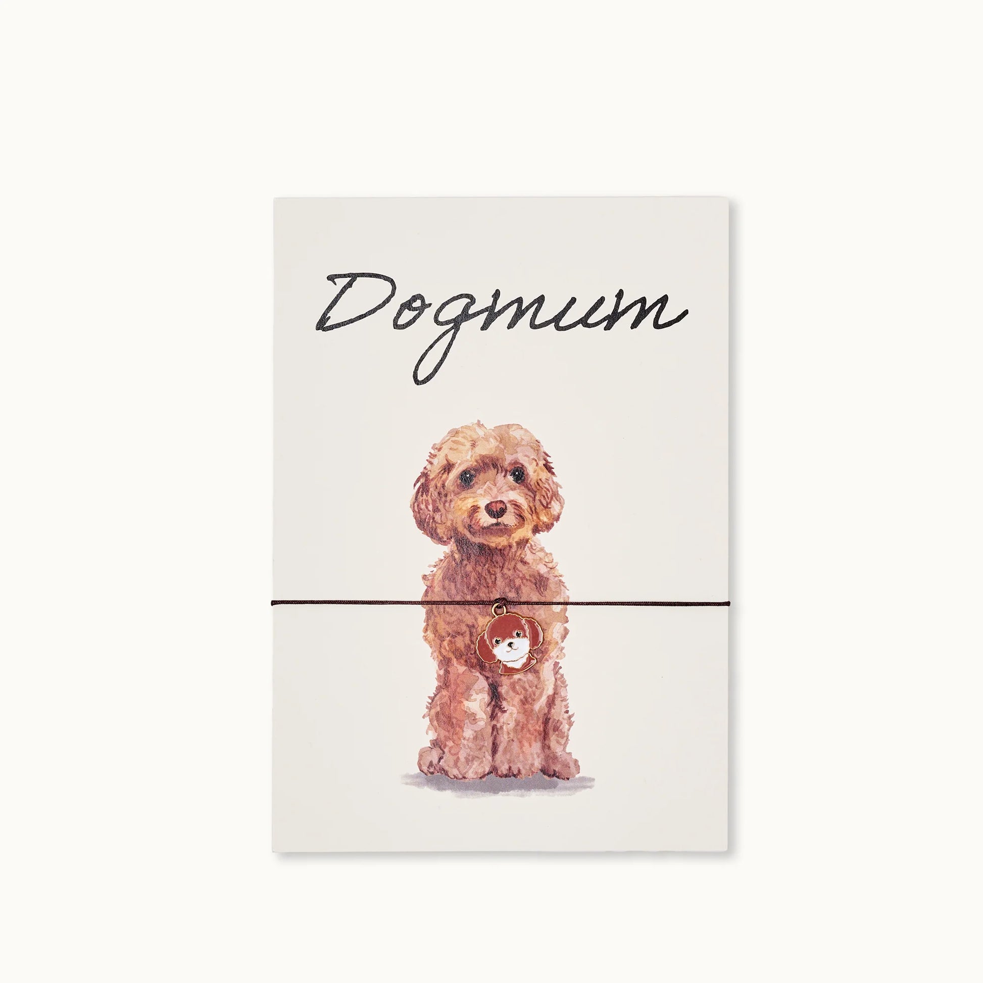 Grußkarte mit Armband - Dogmum - Cockapoo