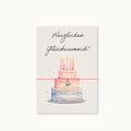 Grußkarte mit Armband - Cake Congratulations!