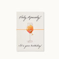 by Vivi Grußkarte mit Armband - Holy Aperoly! Happy Birthday!