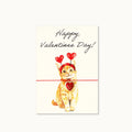 by Vivi Grußkarte mit Armband - Happy Valentines Cat