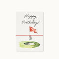 Grußkarte mit Armband - Happy Birthday Golf