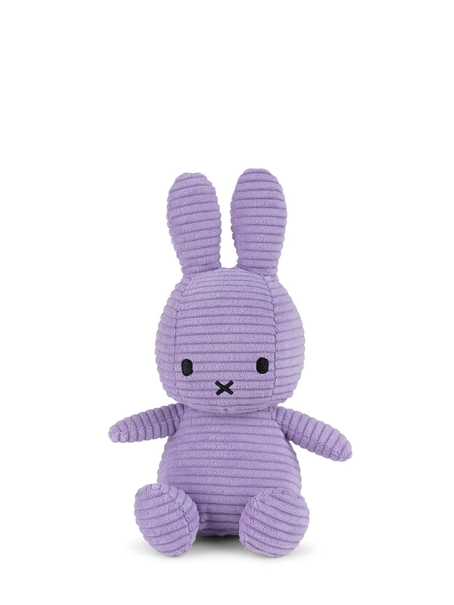 Miffy ECO Sitting Corduroy Lilac 23 cm