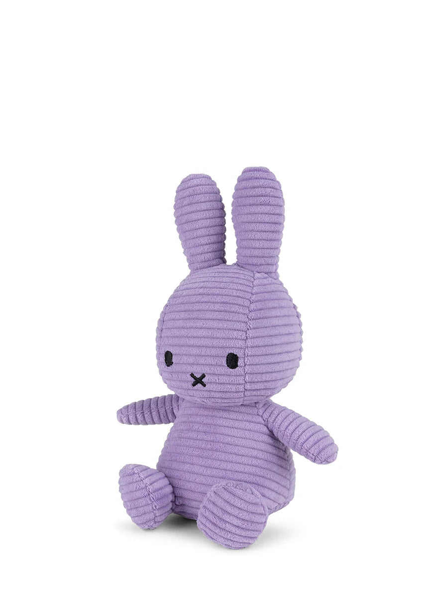 Miffy ECO Sitting Corduroy Lilac 23 cm