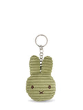 Miffy Flat Keychain Corduroy ECO Olive Green 10 cm