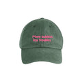 "More bubbles less troubles" Vintage Cap Grün