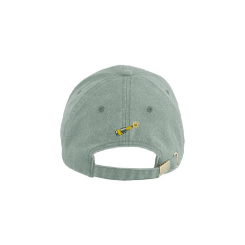 "More bubbles less troubles" Vintage Cap Sage