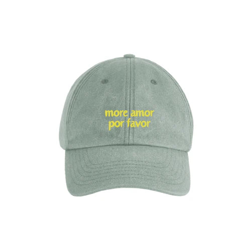 "More Amor" Vintage Cap Sage