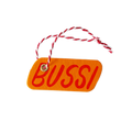 Poldi Papier Geschenkanhänger "Bussi" orange