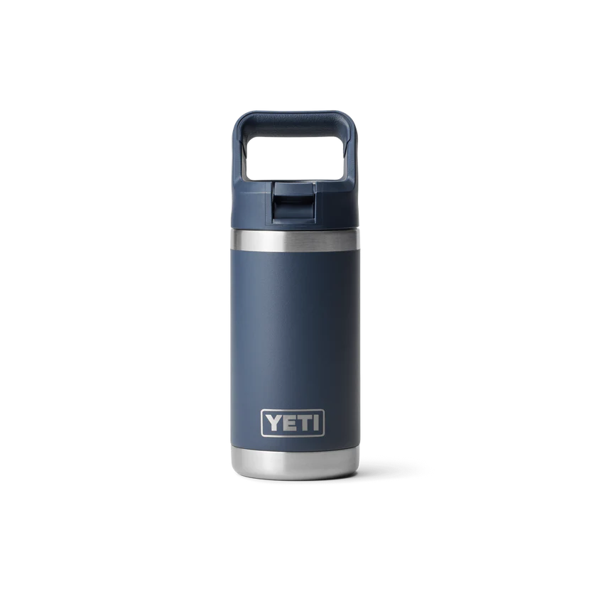 YETI Rambler Jr 12 oz Kinderflasche (355 ml) mit Trinkhalm Deckel (Straw Bottle)