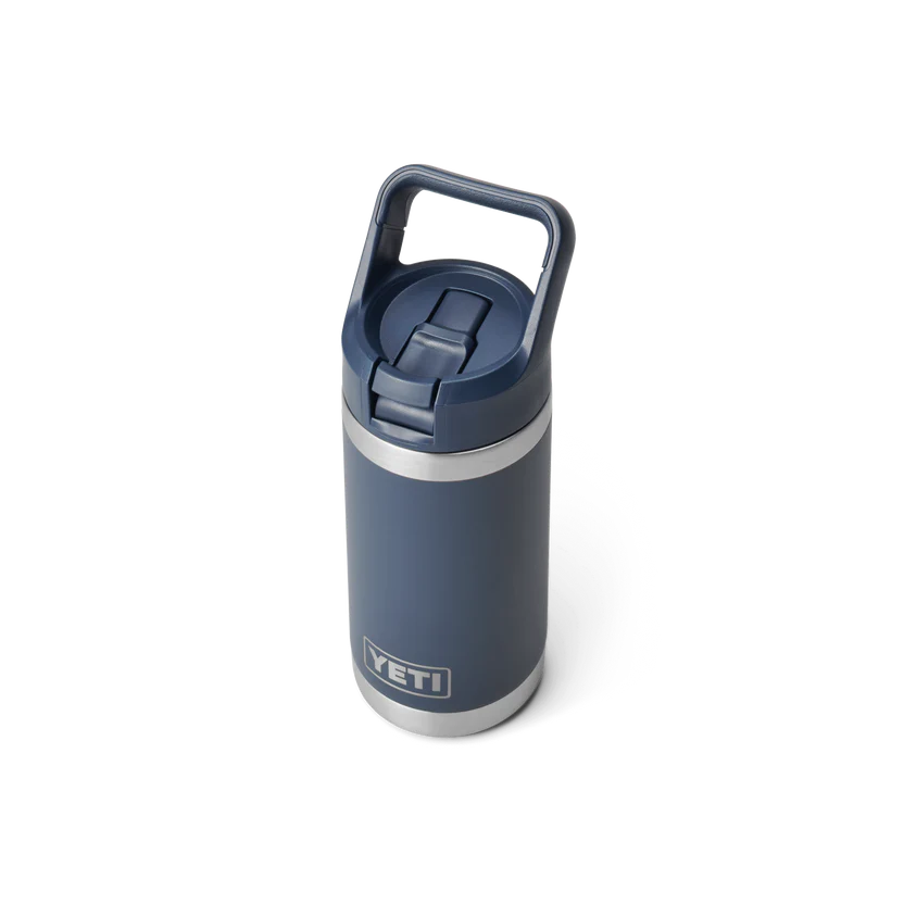 YETI Rambler Jr 12 oz Kinderflasche (355 ml) mit Trinkhalm Deckel (Straw Bottle)