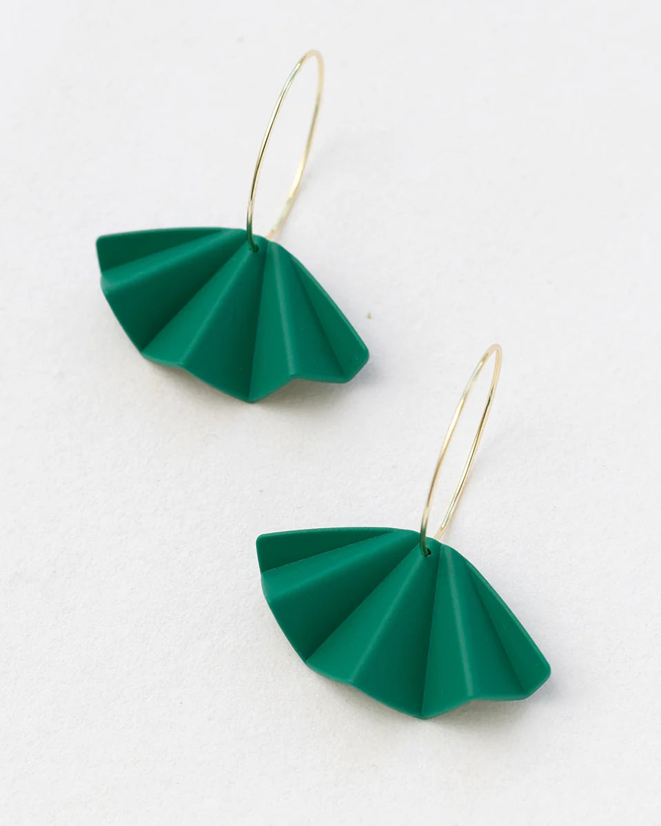 Birdy & Bee Ohrring LAYA Samargd