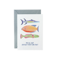 Poldi Papier Faltkarte mit Kuvert "May All Your Birthday Fishes Come True" A6