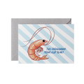 Poldi Papier Faltkarte mit Kuvert "This Friendshrimp means a lot to me!" A6