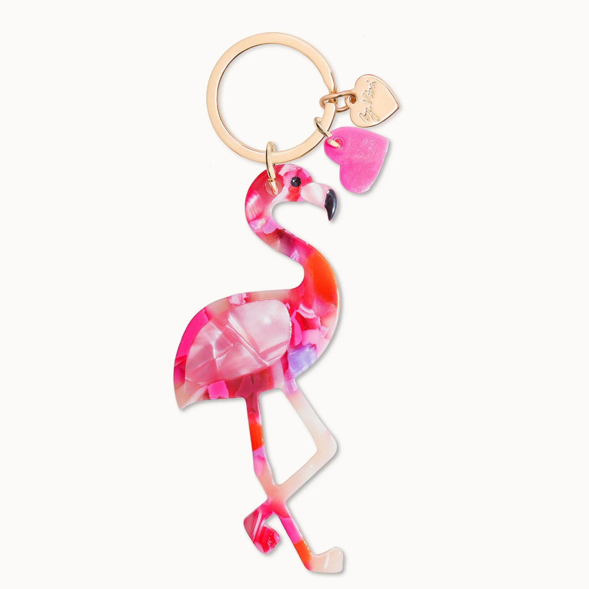 by Vivi Schlüsselanhänger Flamingo