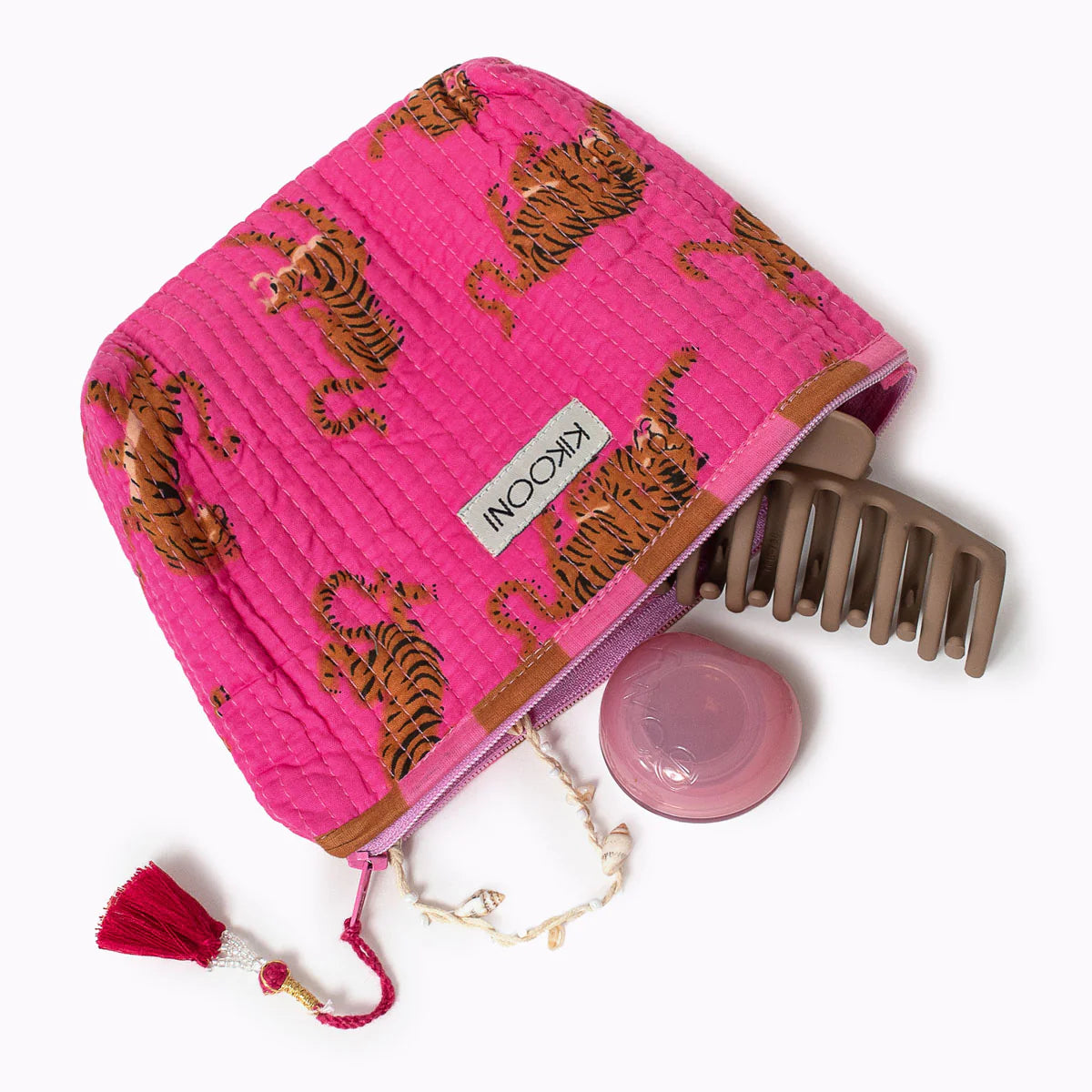 Kikooni handgemachte Mini-Tasche „Electric Tigress 2"