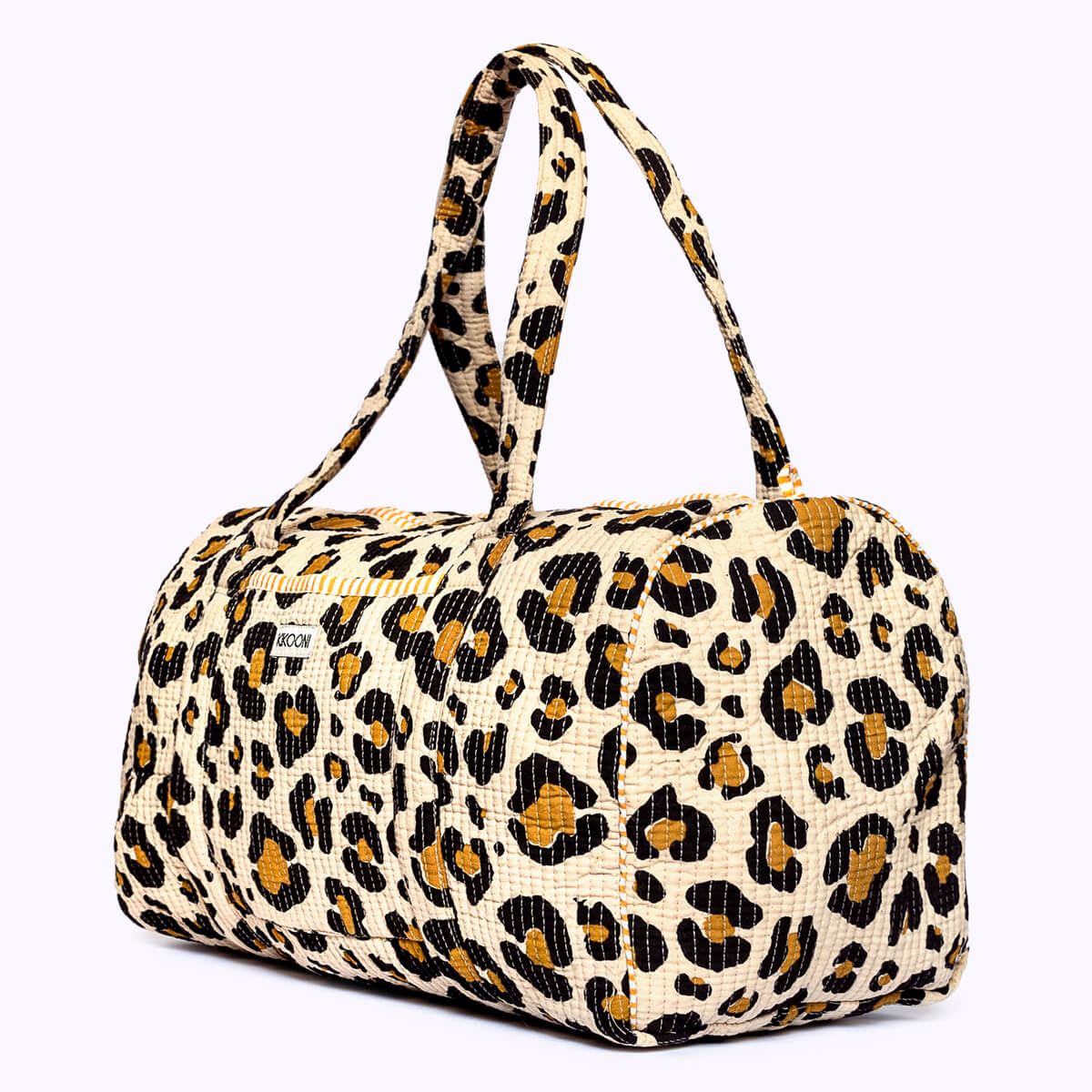 Handgemachte Baumwolltasche „Oh Leo"