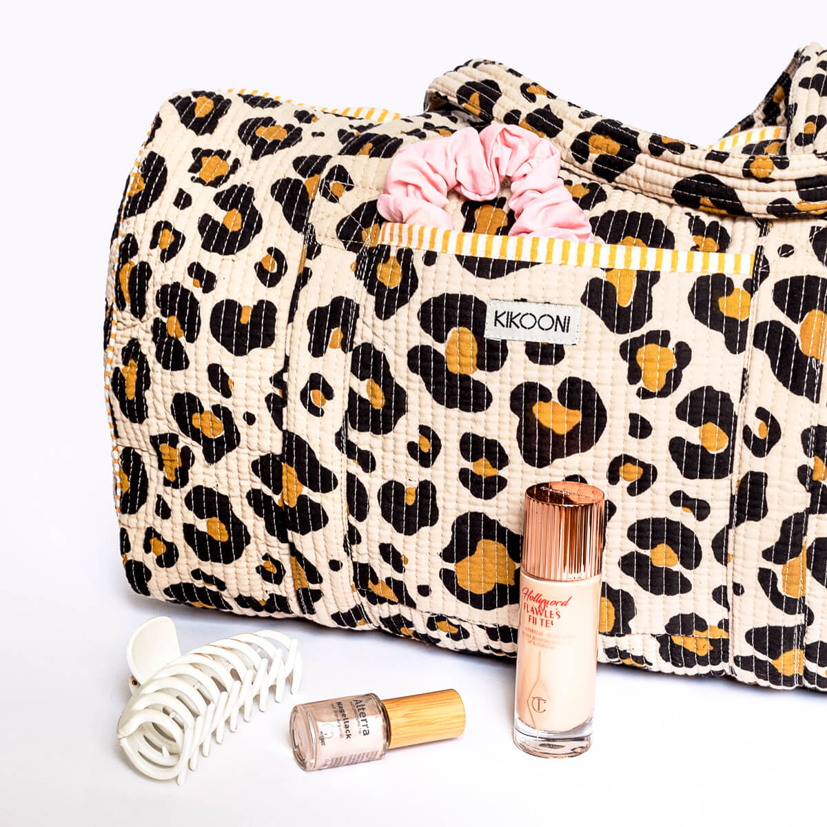 Handgemachte Baumwolltasche „Oh Leo"