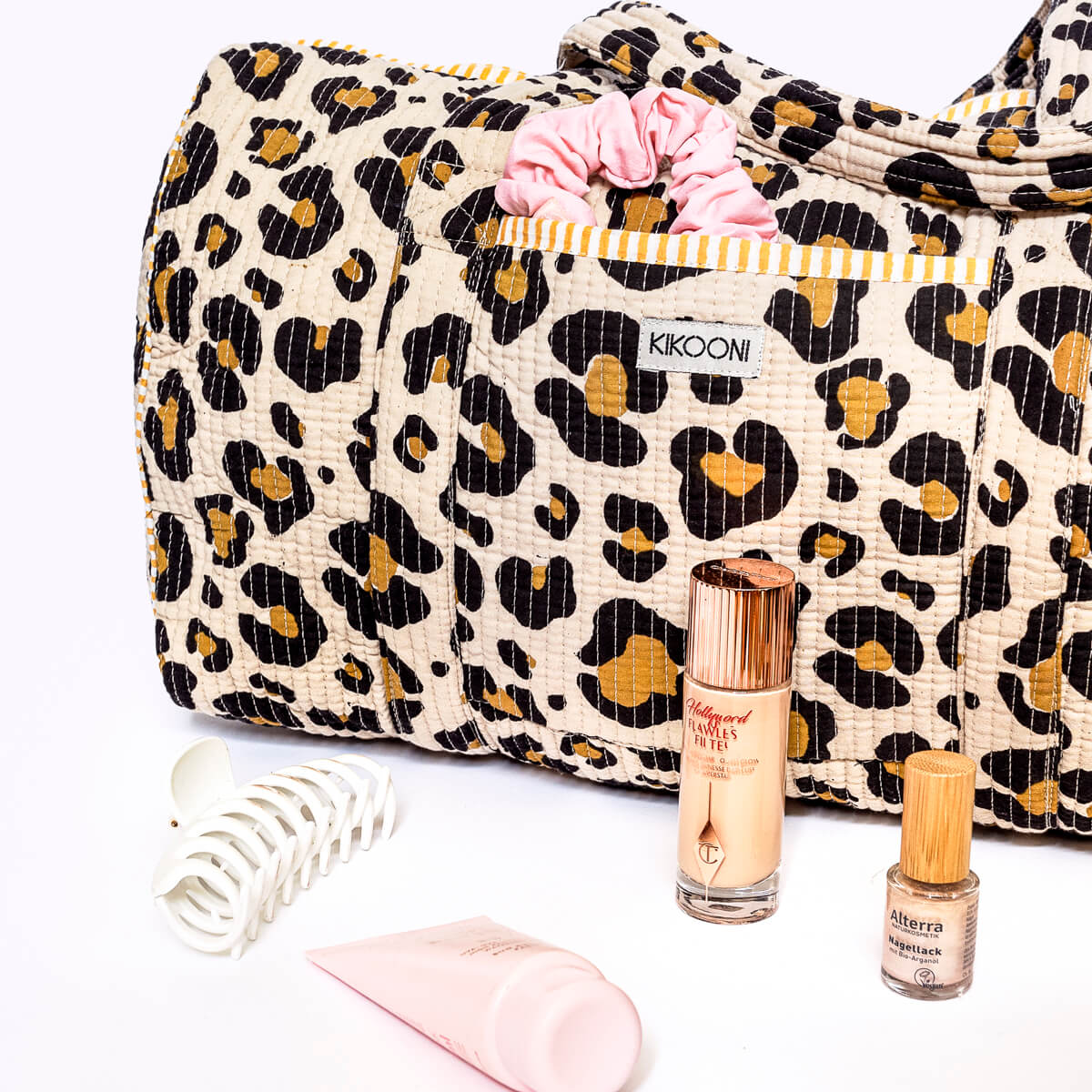 Handgemachte Baumwolltasche „Oh Leo"