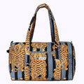 Kikooni handgemachte Baumwolltasche „Poppy Tiger Black"