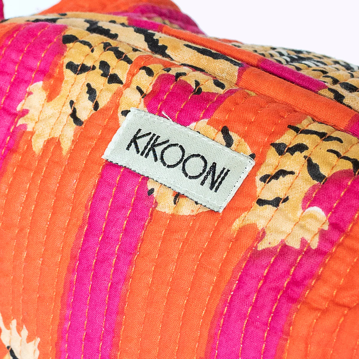 Kikooni handgemachte kleine Kosmetiktasche „Poppy Tiger"