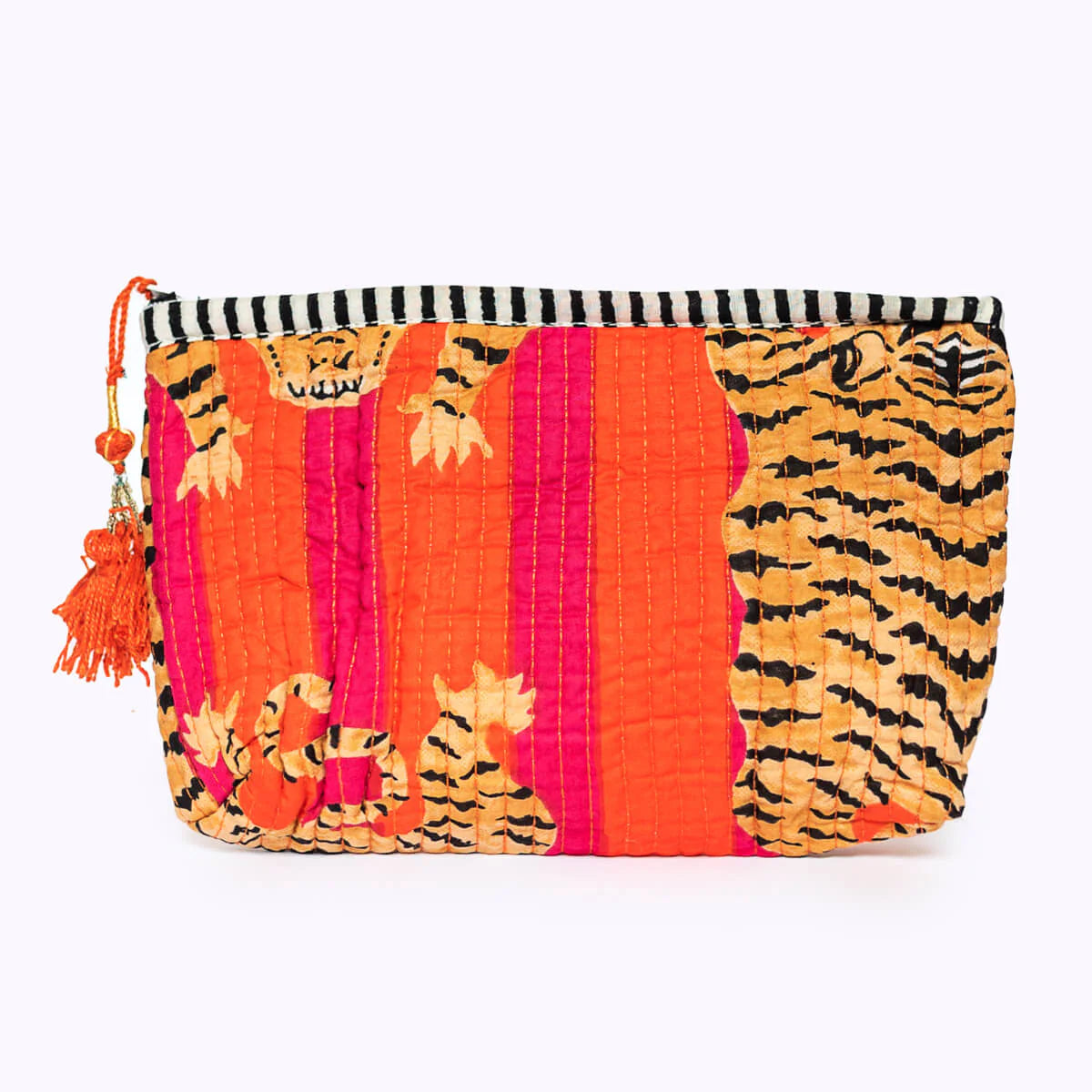 Kikooni handgemachte Mini-Tasche „Poppy Tiger"