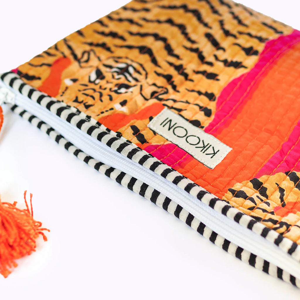 Kikooni handgemachte Mini-Tasche „Poppy Tiger"