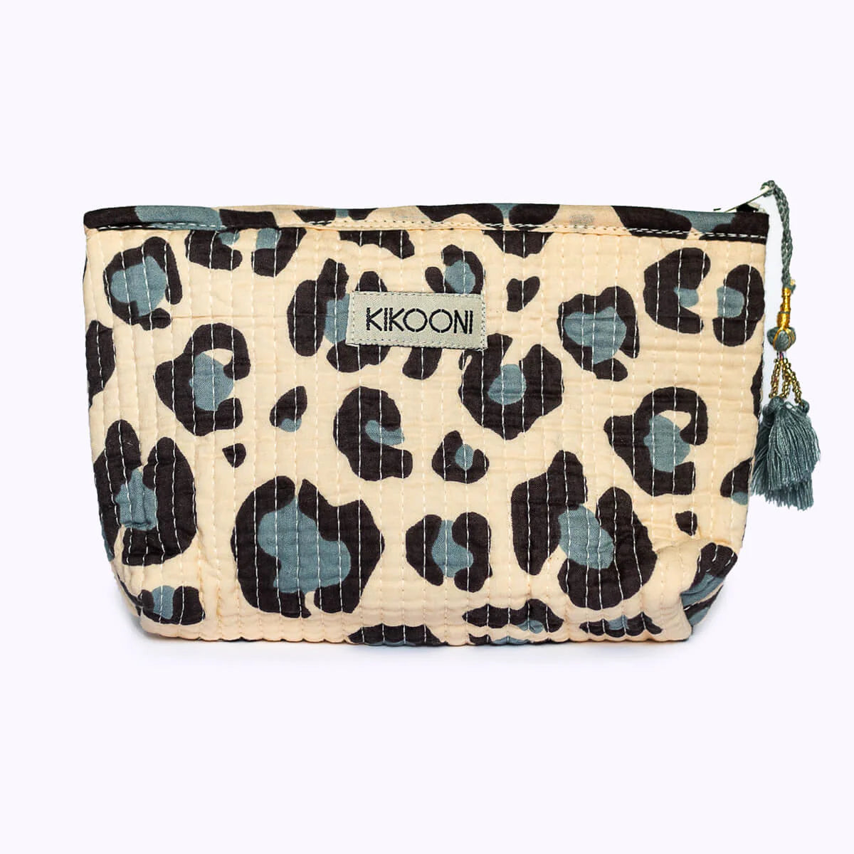 Handgemachte Mini-Tasche „Blue Leo"