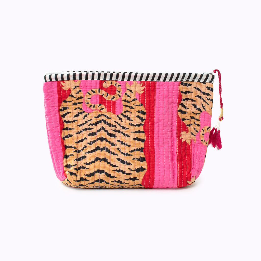 Kikooni handgemachte Mini-Tasche „Poppy Tiger Love"