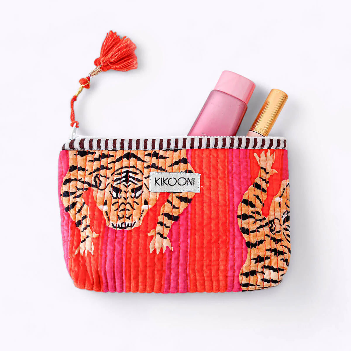 Kikooni handgemachte Mini-Tasche „Poppy Tiger"